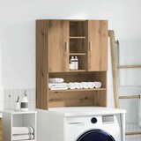 vidaXL Omara za pralni stroj artisan hrast 70,5x25,5x90 cm | Shoptok.si