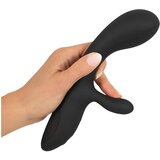You2Toys Intense - zečji, s rukom za klitoris vibrator (crni) | shoptok.hr