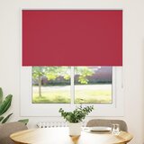 Rolo zavjesa za zamračivanje crvena 130x175 cm Širina tkanine 126,6 cm Poliester | Shoptok.si