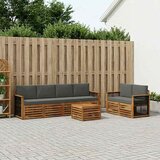  Set vanjskih sofa 7 kom. Prirodna i antracit | shoptok.hr