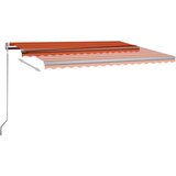  Samostojeća automatska tenda 450 x 300 cm narančasto-smeđa | shoptok.hr