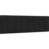 Maison Chic posteljno vzglavje - vzglavna omarica - vzglavna stranica črna 160 cm blago, (21703945) | Shoptok.si