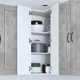  Zidni kutni ormar Betonski sivi 57 x 57 x 100 cm | shoptok.hr
