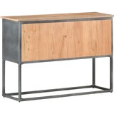  Komoda siva 100 x 30 x 70 cm od masivnog bagremovog drva | Eponuda.ba