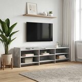 TV ormar 168 x 33 x 47 cm Betonska siva Konstruirano drvo Cijene