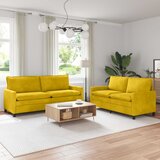  Set sofe 2 kom. Žuta Baršun | shoptok.hr