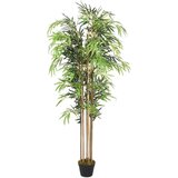 vidaXL Umetno bambusovo drevo 730 listov 120 cm zeleno Cene