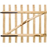 vidaXL jednostruka vrata za ogradu drvo lijeske 100x90 cm | shoptok.hr