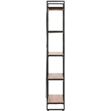 Police za knjige s 5 razina 90x30x180 cm masivno bagremovo drvo | shoptok.hr