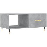  Stolić za kavu boja betona 90 x 50 x 40 cm konstruirano drvo | shoptok.hr