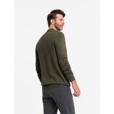 Ombre Men's knitted half turtleneck with viscose - mustard | shoptok.hr