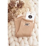 Aura.via Women's Thick Beige Socks | shoptok.hr