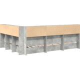  Polica postelja Betonsko siva 160 x 200 cm Konstruiran les, (5000126770) | Shoptok.si