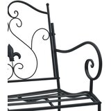 Vrtna klupa Crna 104 x 54 x 93 cm Čelik | Eponuda.com
