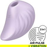 Satisfyer Pearl Diver - klitoralni vibrator na baterije, zračni valovi (ljubičasti) | shoptok.hr
