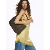 Reserved Torba shopper od umjetne brušene kože - maslinasto | shoptok.hr