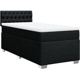  Box spring krevet s madracem crni 90x190 cm od tkanine | shoptok.hr