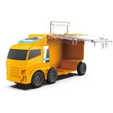  Tovornjak z avtomobilčki in katapultom – 2-v-1 zabava za male voznike, rdeč | Shoptok.si