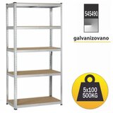 SmartStorage polica metal medijapan 180x90x35cm 5X100kg | ePonuda.com