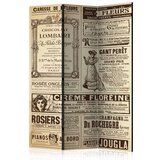  Paravan u 3 dijela - Vintage Magazines [Room Dividers] 135x172 | shoptok.hr