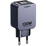 Moxom Kućni punjač MX-HC316 Turbo, 120W, AVS, Type-C na Type-C kabl, Crni Cene