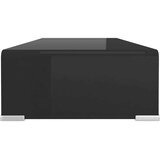  Stalak za TV/Monitor Stakleni Crni 70x30x13 cm | shoptok.hr