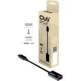 Club3d DisplayPort Adapter [1x Muški konektor DisplayPort - 1x Ženski konektor HDMI] Crna