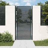 vidaXL Vrtna vrata antracitna 105x250 cm jeklo | Shoptok.si