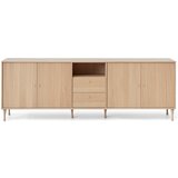 Hammel Furniture Nizka komoda v hrastovem dekorju 220x76 cm Mistral - Hammel Furniture Cene