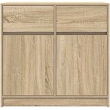  Komoda s ladicama hrasta sonome 80x34x76 cm konstruirano drvo | shoptok.hr