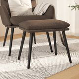  The Living Store Stolček za noge taupe 45x29,5x35 cm blago - Stolček Za Noge, (21445340) Cene