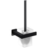  omnires NL80620BL - zidna wc četka nelson, mat crne boje | Eponuda.com