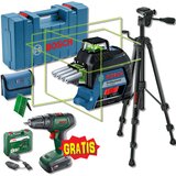 Bosch Set aku alata GLL 3-80 G, BT150, UniversalDrill 18 V | Eponuda.com