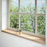  Okenske police 2 kosa neobdelana 160x30x2 cm trdna hrastovina | Shoptok.si