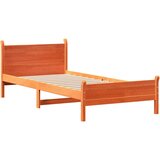  Okvir kreveta bez madraca voštano smeđi 75 x 190 cm od borovine | shoptok.hr