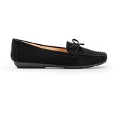 Gemre Black moccasins with an openwork pattern Maura | Shoptok.si