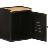 vidaXL Kopalniška omarica 40x30x50 cm železo in trden mangov les | Shoptok.si