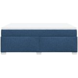  Krevet s oprugama i madracem plavi 160x200 cm od tkanine | shoptok.hr