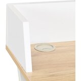  Radni stol bijela i prirodna boja 80 x 50 x 84 cm | Eponuda.ba
