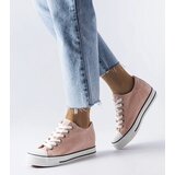 Gemre Pink glitter wedge sneakers Crete | Shoptok.si