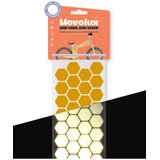 Movolux visoko odsevne nalepke Hexa Form, rumene Cene