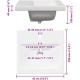 vidaXL set namještaja za kupaonicu zidne 2 pcs hrast artisan | shoptok.hr
