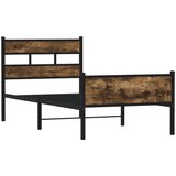  Posteljni okvir brez vzmetnice hrast 100x190 cm inženirski les, (21611576) | Shoptok.si