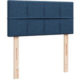  Krevet s oprugama i madracem plavi 100 x 200 cm od tkanine | shoptok.hr