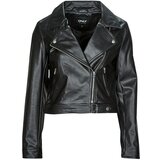 Only Usnjene jakne & Sintetične jakne ONLBEST FAUX LEATHER BIKER Črna | Shoptok.si
