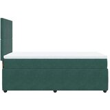 vidaXL Box spring krevet s madracem tamnozeleni 90x200 cm baršunasti | shoptok.hr