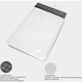  Vrećice za slanje tekstila - Dostavne vrećice FBK07 450 x 550 + 50 mm, 500/1 | shoptok.hr