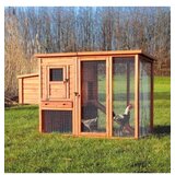 kućica za koke borovo drvo 170x105x77cm braon
