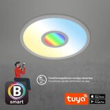 BRILO LED RGB prigušiva plafonska LED lampa CENTRO LED/24W/230V Wi-Fi Tuya + daljinski upravljač | Eponuda.com