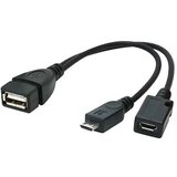  USB adapter/kabl GEMBIRD 2.0 OTG AF + Micro BF to Micro BM, 15cm, A-OTG-AFBM-04 | Eponuda.ba